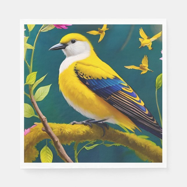 Golden Bird Napkin (Front)