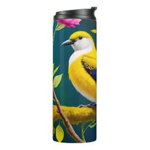 Golden Bird Thermal Tumbler