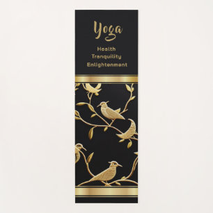 Golden Birds - Yoga Mat