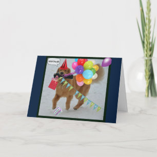 Golden Birthday Card