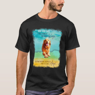 Golden Birthday For Kids Teen Adult Love Dog T-Shirt