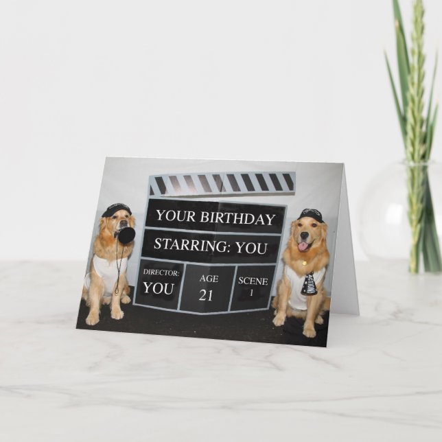 Golden Birthday Movie Directors Card (Front)