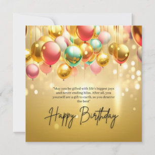 Golden Birthday Wishes