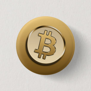 Golden Bitcoin badge