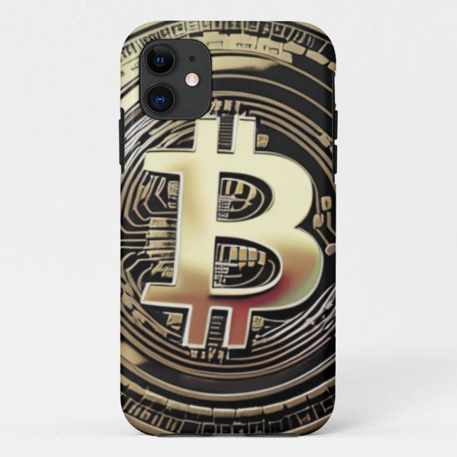 Golden Bitcoin  Case-Mate iPhone Case (Back)