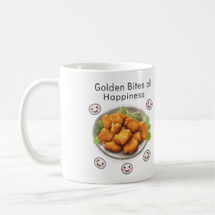 Golden Bites of Happiness Coffee Mug