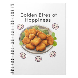 Golden Bites of Happiness Notebook