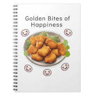 Golden Bites of Happiness Notebook