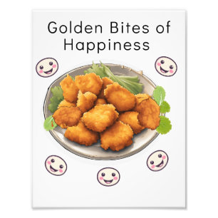 Golden Bites of Happiness Photo Print