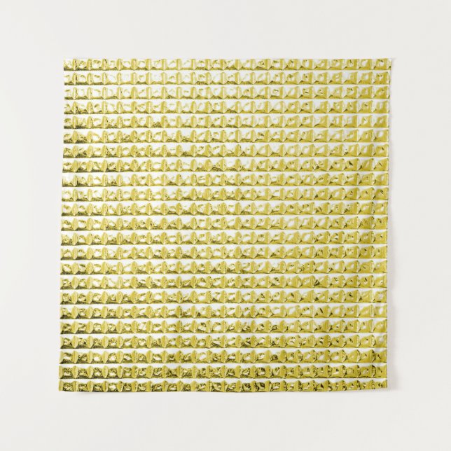 Golden black glass: luxurious surface. tapestry (Front)