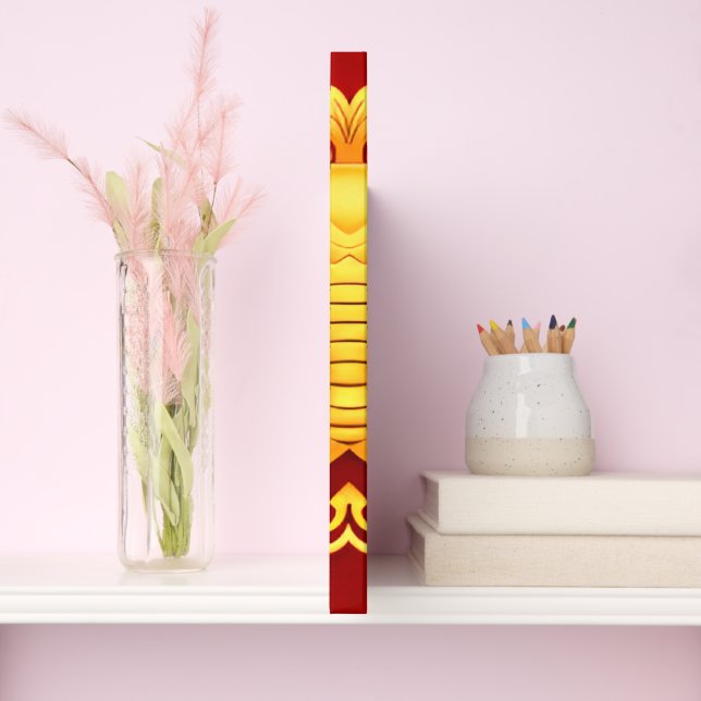 Golden Blessings: Personalized Elephant Mara QR    Guest Book (Spine)