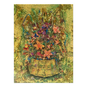 Golden Bloom of Reminiscence Poster