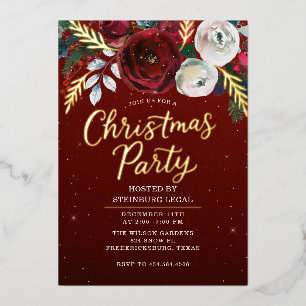 Golden Bloom Office Corporate Christmas Party