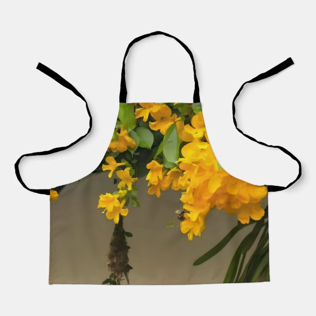 Golden Blossom Beauty Apron (Front)