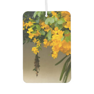 Golden Blossom Beauty Car Air Freshener
