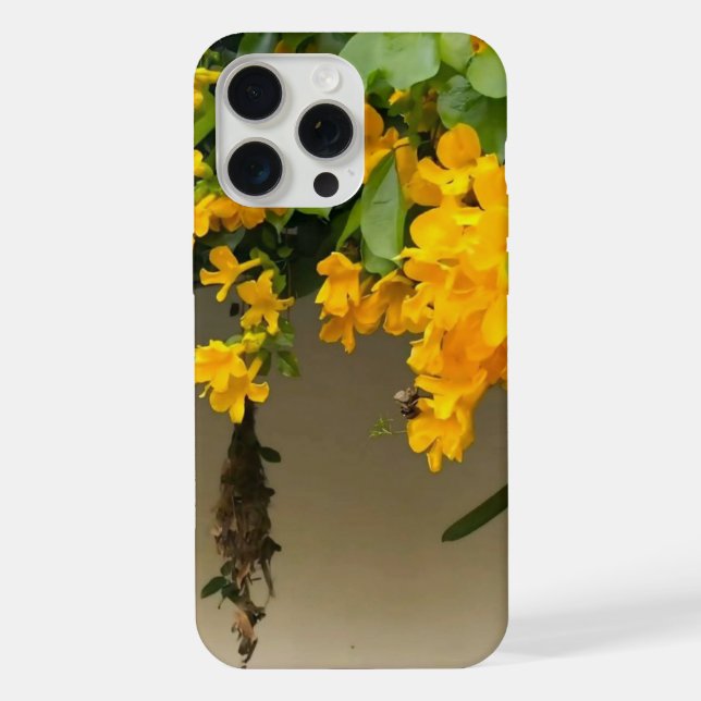 Golden Blossom Beauty iPhone Case (Back)