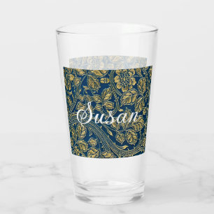 Golden Blue Elegance Glass
