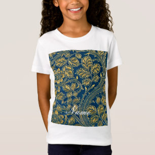 Golden Blue Elegance T-Shirt