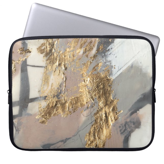 Golden Blush Laptop Sleeve (Front)