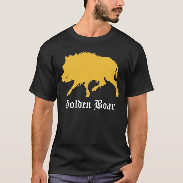 Golden Boar Wild Boar T-Shirt Dark Colours (Front)