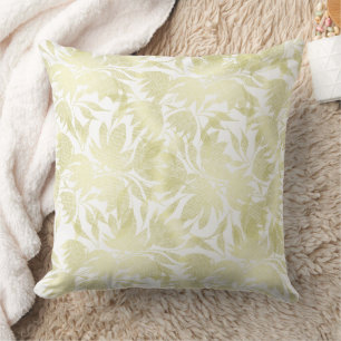 Golden Boho Floral Elegant Pattern Cushion
