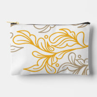 Golden Boho Leaf Design