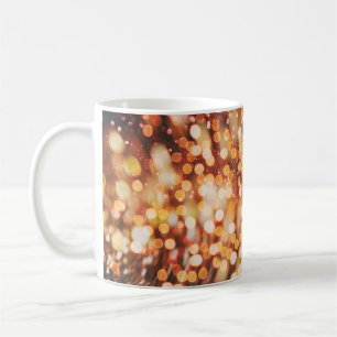 Golden Bokeh: Vintage Light Play Coffee Mug