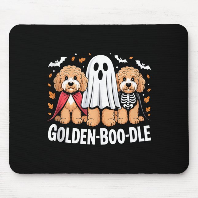 Golden-Boo-Dle Mouse Mat (Front)