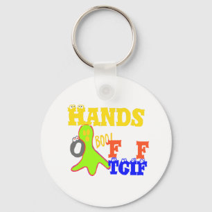 Golden Boo! Girly TGIF Thanks God Its Friday Hakun Key Ring