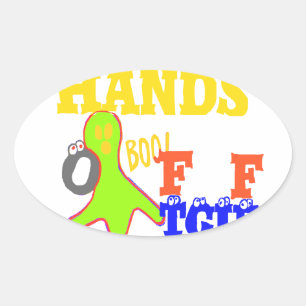 Golden Boo! Girly TGIF Thanks God Its Friday Hakun Oval Sticker