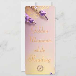 Golden Bookmark Mel Mae Schmidt Stationery Card