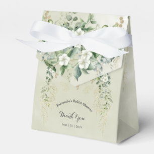Golden Botanical Delight: Bridal Shower Favour Box