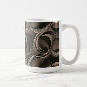 Golden Botanical Flow Elegant Coffee Mug
