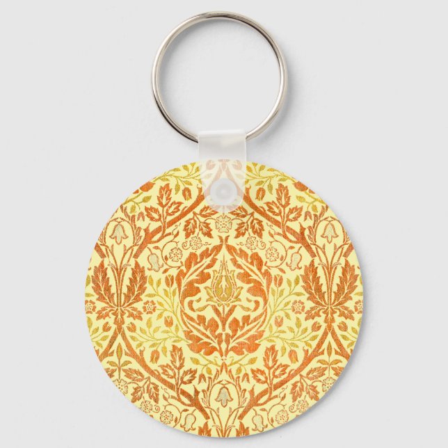 Golden Bough William Morris Vintage Art Nouveau Key Ring (Front)