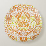 Golden Bough William Morris Vintage Art Nouveau Round Cushion<br><div class="desc">The "Golden Bough" is a quintessential masterpiece of the Arts and Crafts Movement, reflecting William Morris's lifelong fascination with nature. This intricate design features flowing, symmetrical branches adorned with stylized flowers and lush acanthus leaves, characteristic of 19th-century Victorian elegance. Created originally as a woven textile, it showcases a harmonious blend...</div>