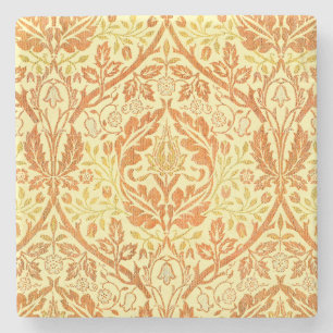 Golden Bough William Morris Vintage Art Nouveau Stone Coaster