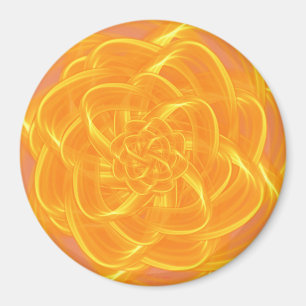 Golden Bow by Power Flower Magnet