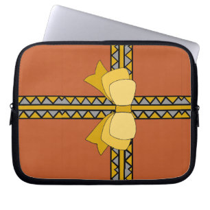 Golden Bow  Laptop Sleeve