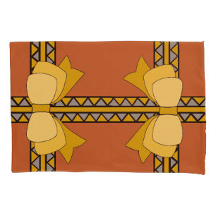 Golden Bow Pillowcase