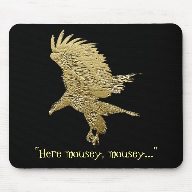 "Golden Boy" Eagle gifts Mouse Mat (Front)