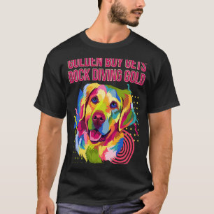 Golden Boy Gets Dock Diving Gold Golden Retriever T-Shirt