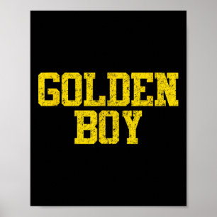 Golden Boy Good Luck Charm Bysketbyll Fortune  Poster