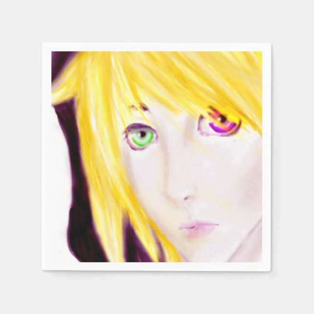 Golden Boy Manga Character Napkin (Front)