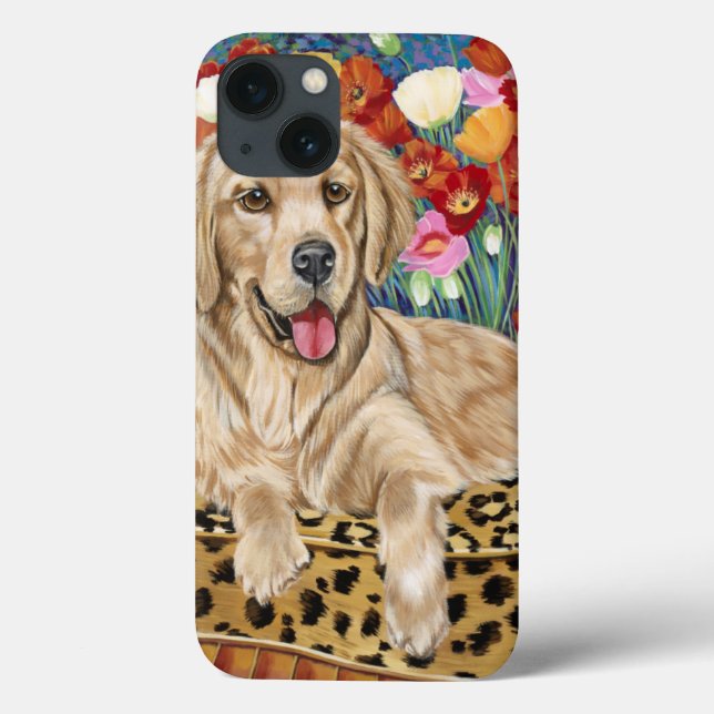 Golden Boy Retriever Case-Mate iPhone Case (Back)
