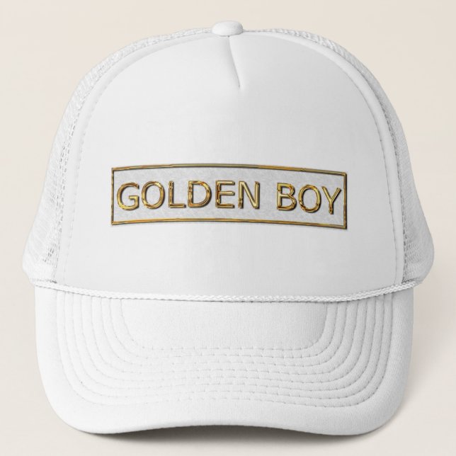 GOLDEN BOY TRUCKER HAT (Front)