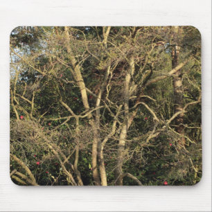 Golden Branches Mouse Mat