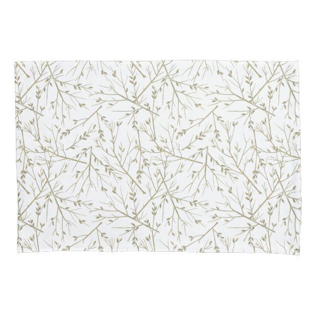 Golden branches pillowcase (Front)