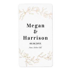 Golden Branches Wedding Design