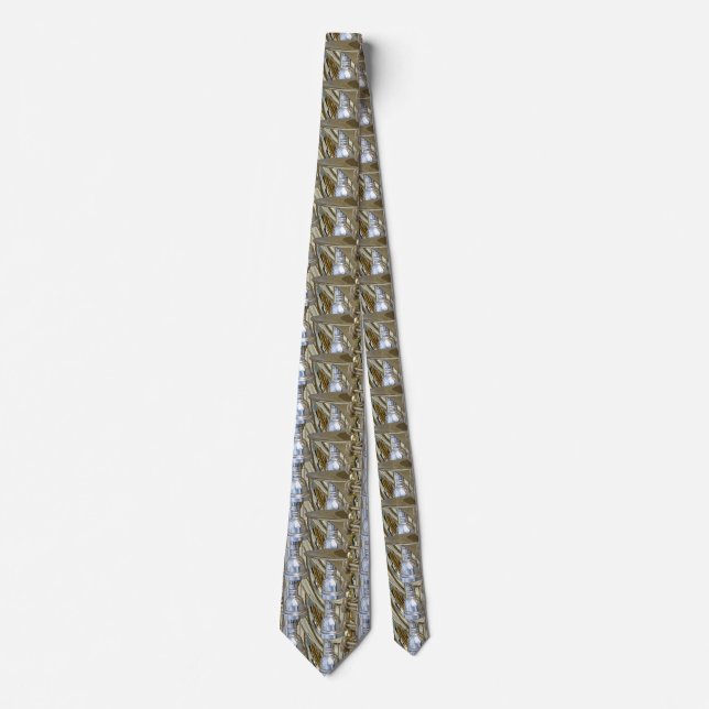Golden Brass Euphonium Tie (Front)