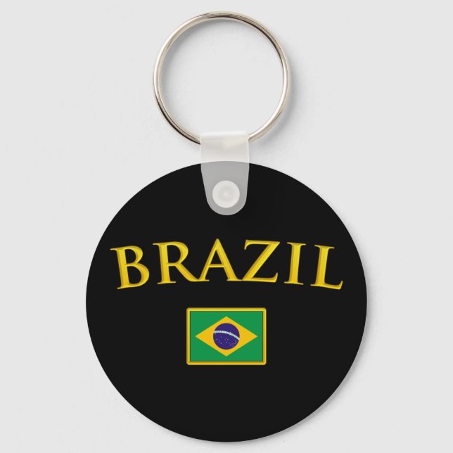 Golden Brazil Key Ring (Front)